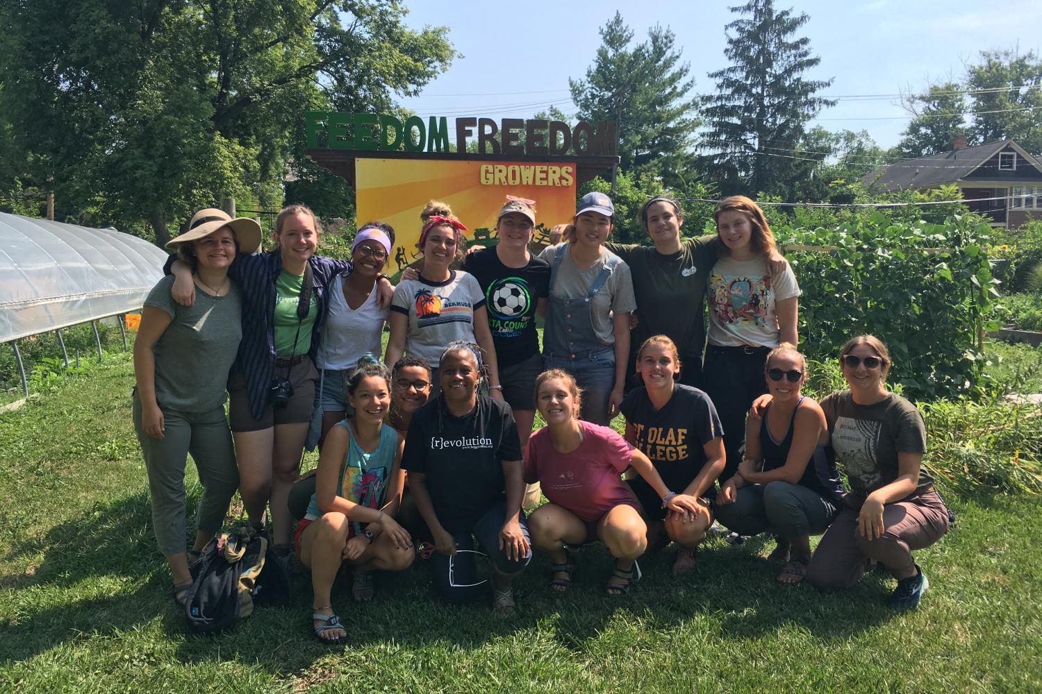 Group photo on justice summer