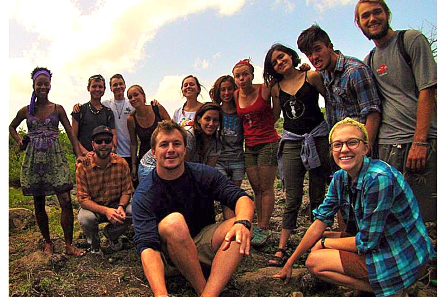 Group photo outside