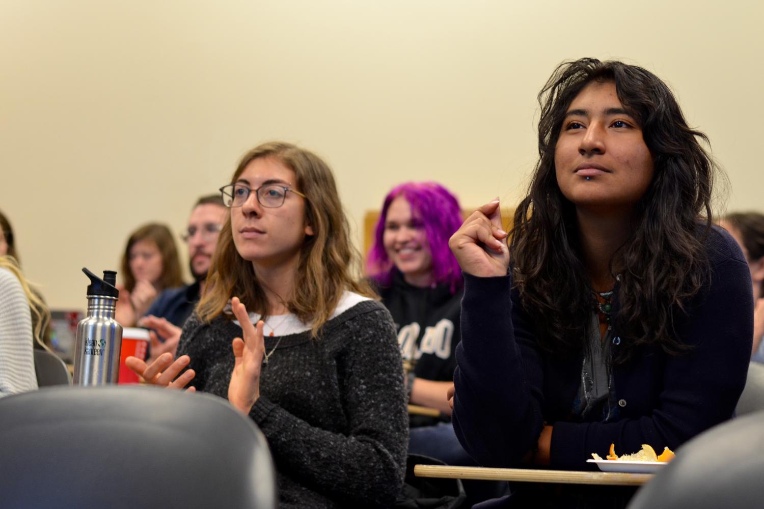 Students in class