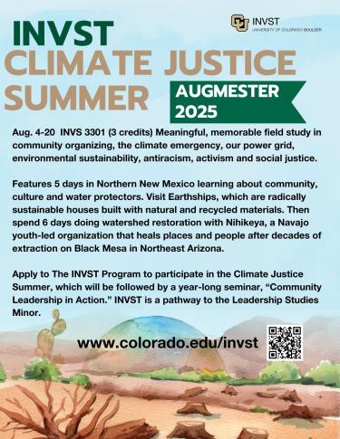 2025 Climate Justice Summer Flyer