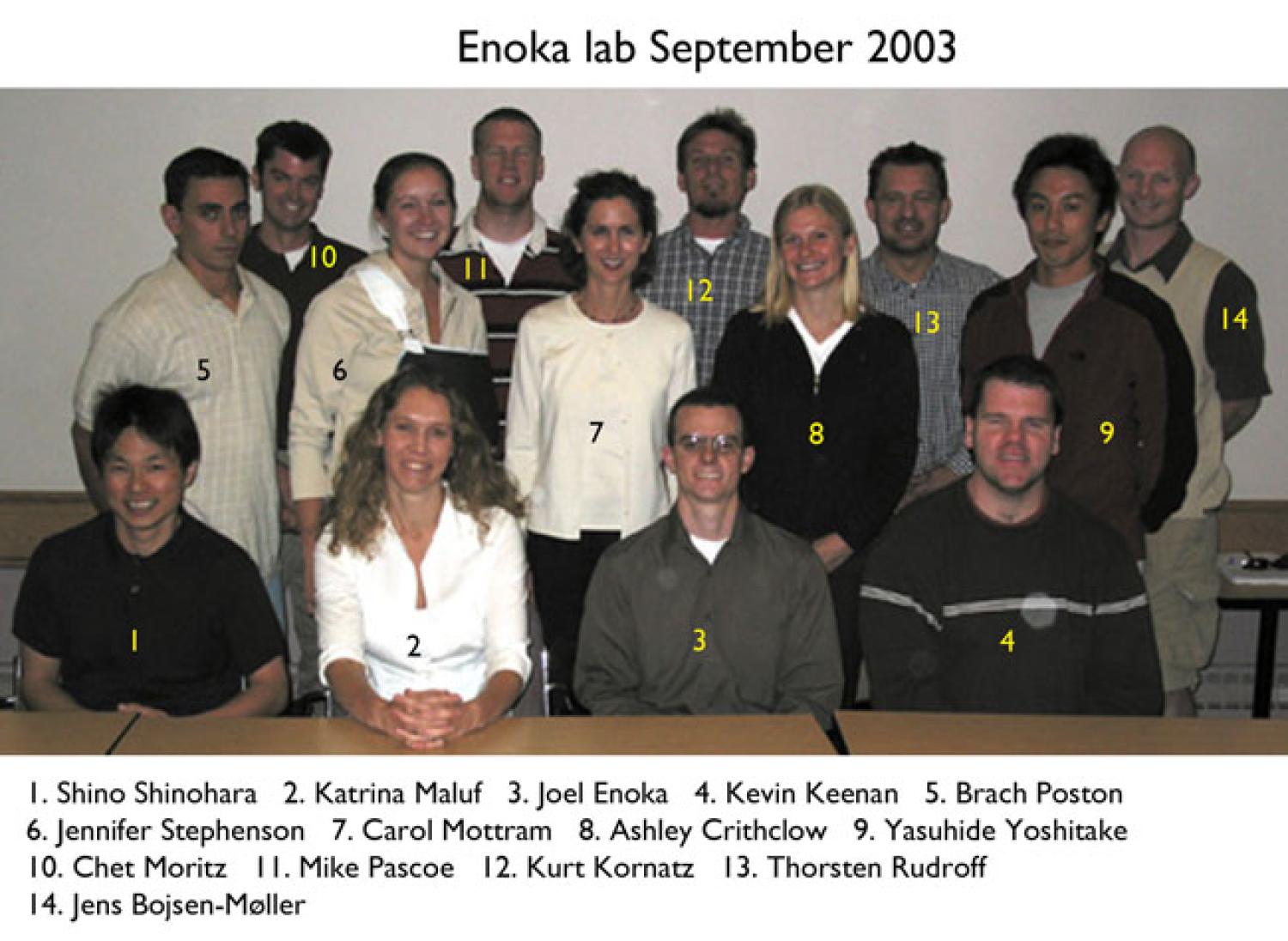 Enoka Lab 2003 September