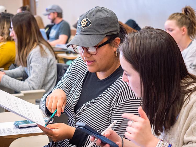 Students in Teresa Foley's class