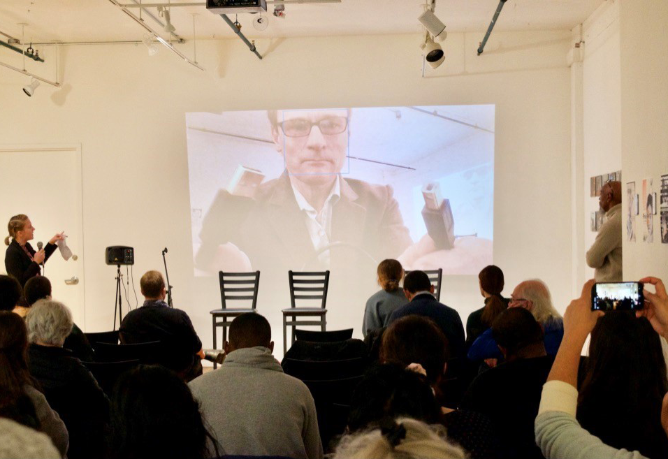 Demonstration of Arduino air quality monitors at South Bronx Unite listening session. Image Credit: Monxo Lopez of South Bronx Unite
