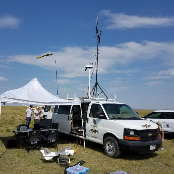 The MUASO Ground Station as part of the KAIST Project in the Pawnee National Grasslands in Northeast Colorado