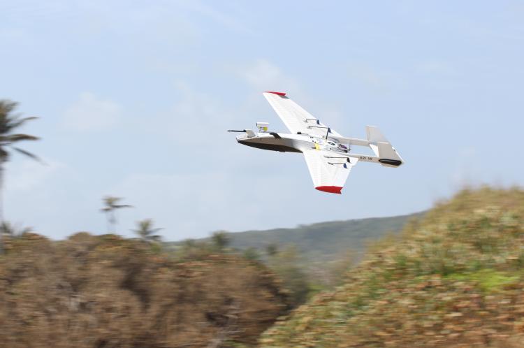 RAAVEN over beach