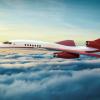 An artist's drawing of the Aerion AS2 supersonic jet