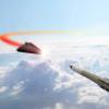 A craft intercepting a hypersonic missile