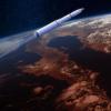 Rocket leaving the atmosphere 