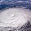 Hurricane as seen from space 