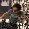 Brendan Heffernan working in the lab