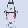 Diagram of a robot hand picking up an apple