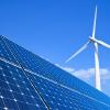 Wind turbine and solar panel 