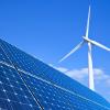 Wind turbine and solar panel 