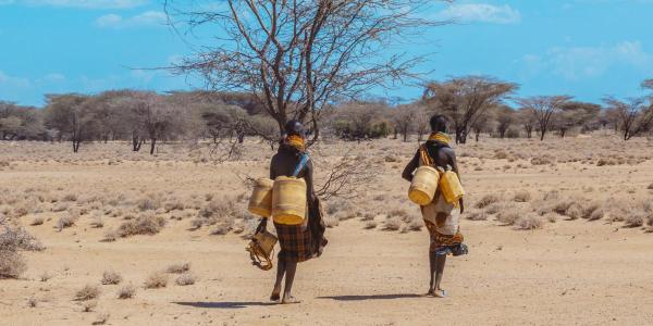 Water collection in Turkana, Kenya