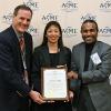 Pao receiving her award
