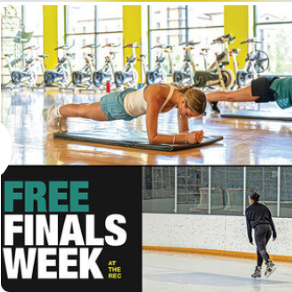Free Finals Week at the Rec graphic