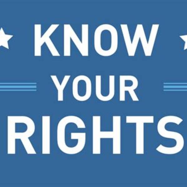 Know Your Rights graphic