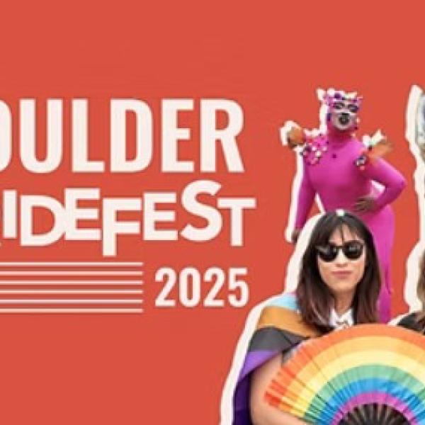 Boulder PrideFest 2025 graphic