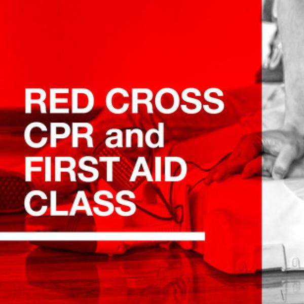 Red Cross CPR & First Aid Class graphic