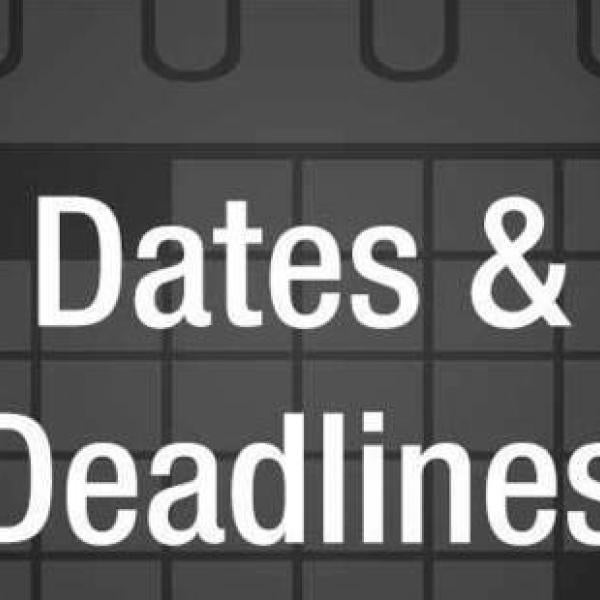 Dates & Deadlines graphic