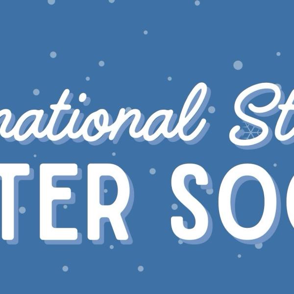 winter social title graphic