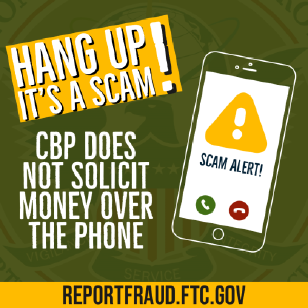 CBP Scam graphic