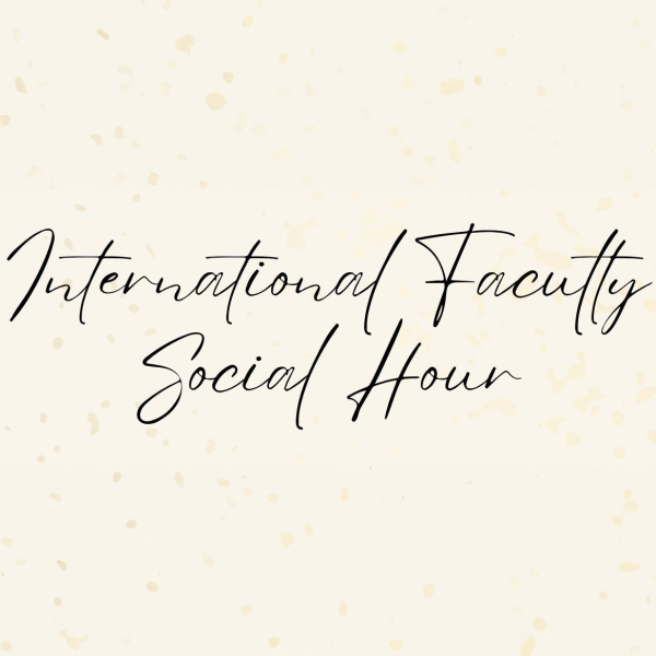 faculty social hour header
