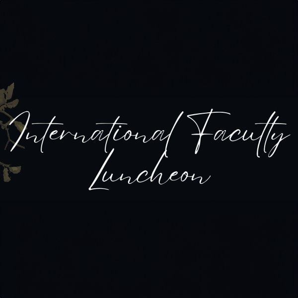 international faculty luncheon header