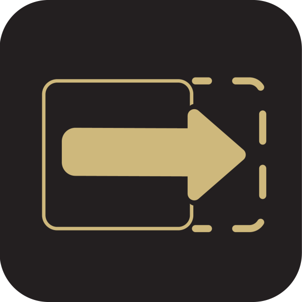 Arrow pointing left graphic