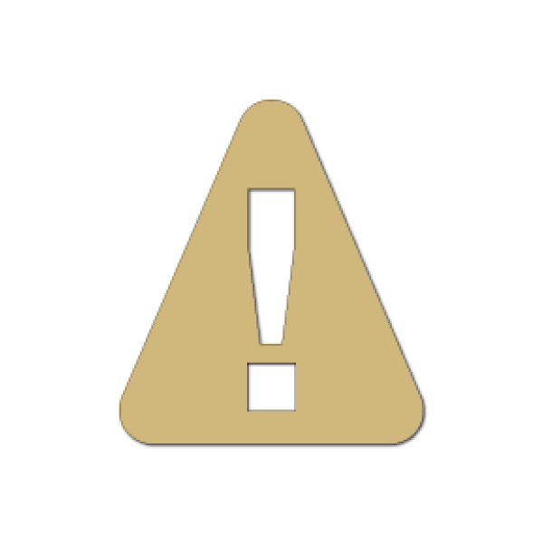 Exclamation mark graphic