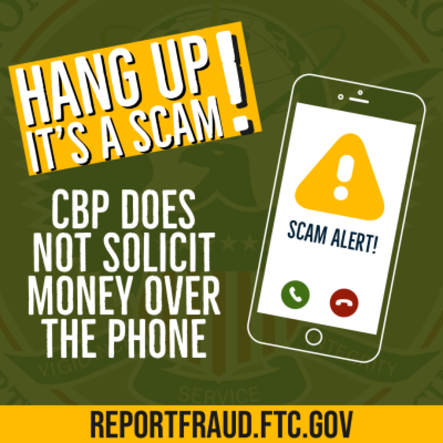CBP Scam graphic