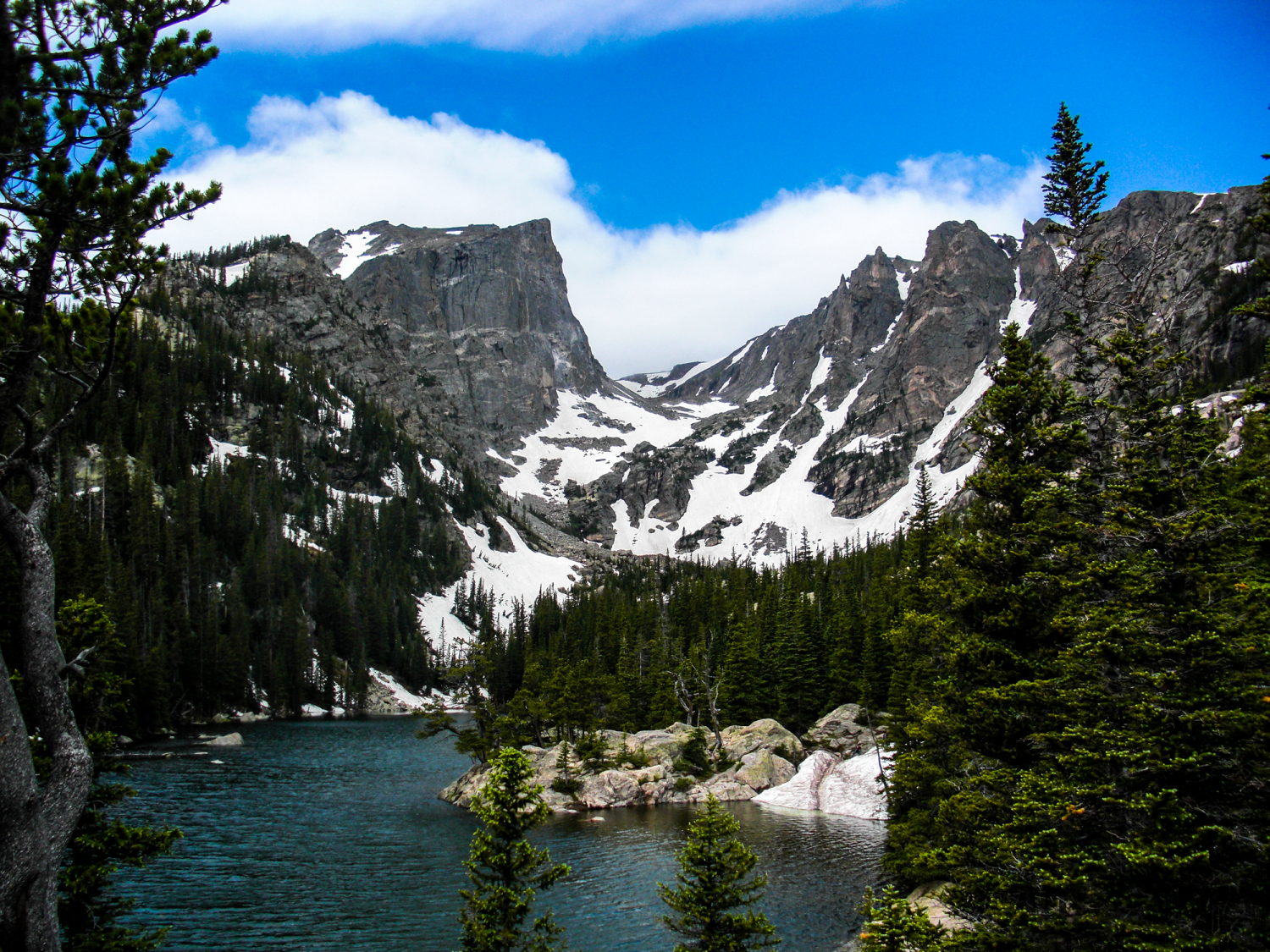 lake in rocky mountain national park