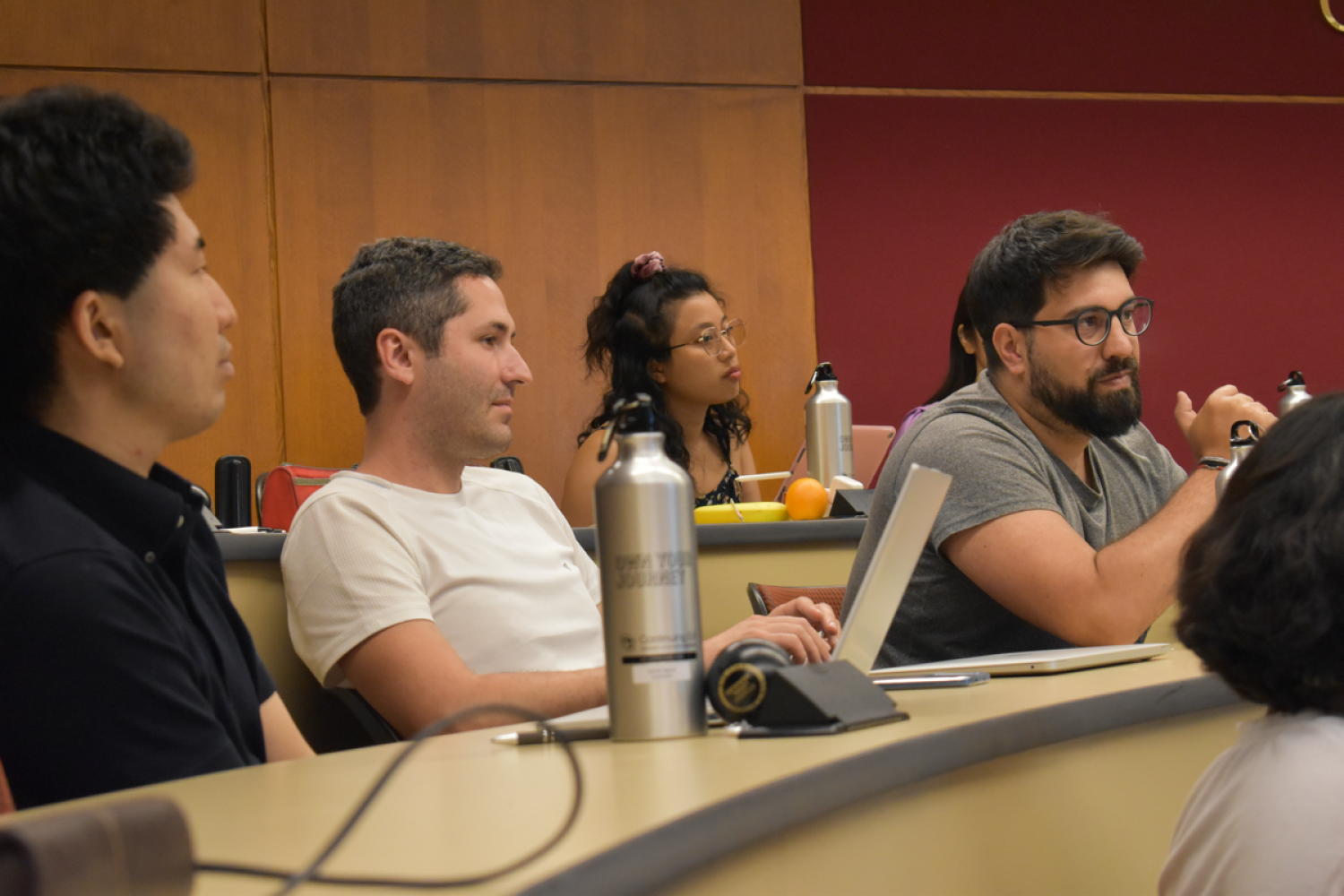 graduate students in a lecture