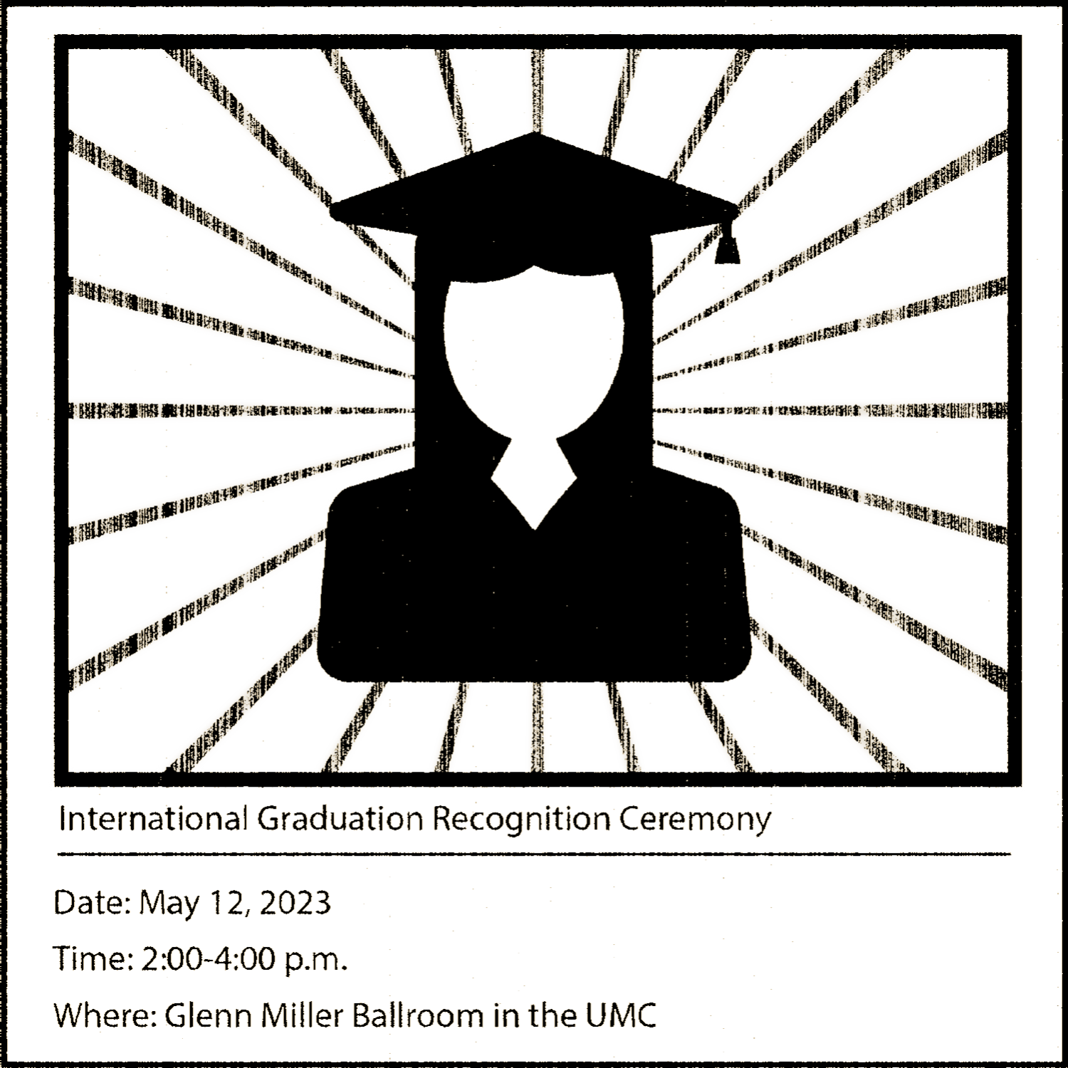 graduation flyer