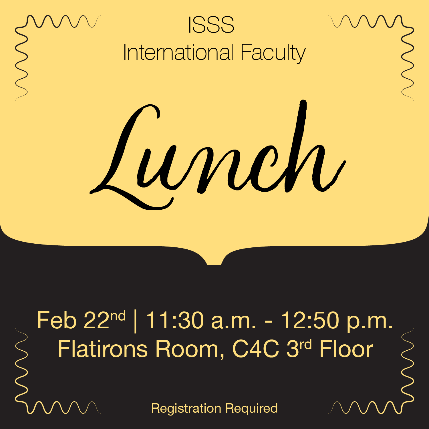 luncheon poster