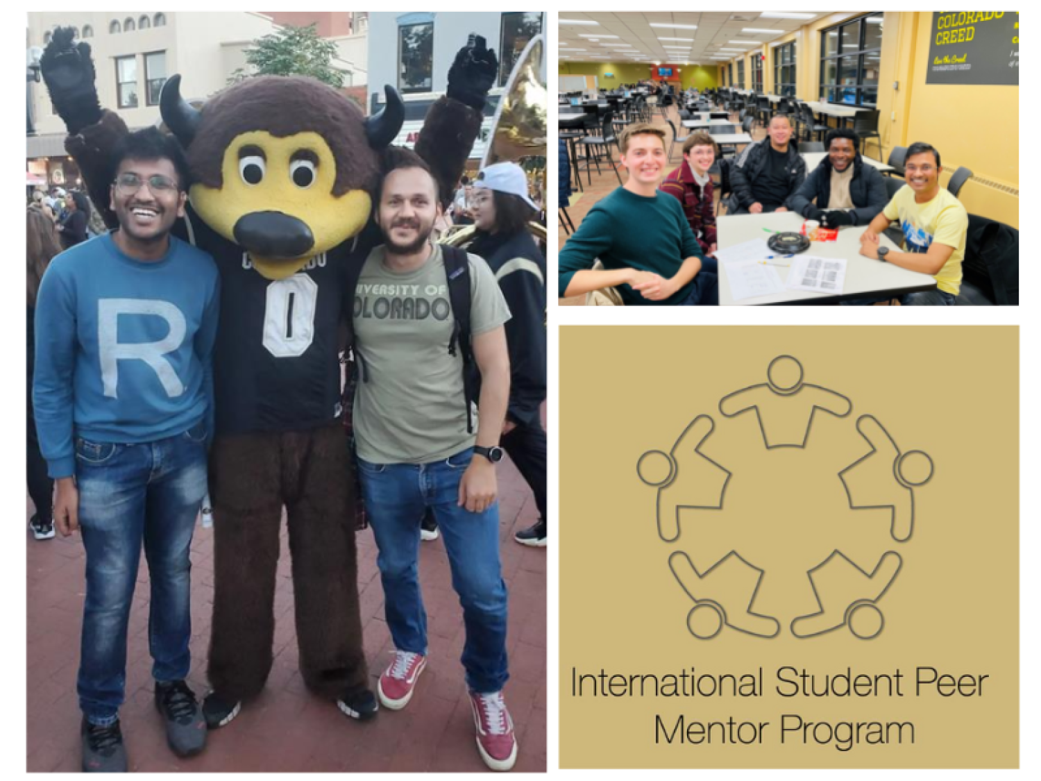 collage of peer mentor images