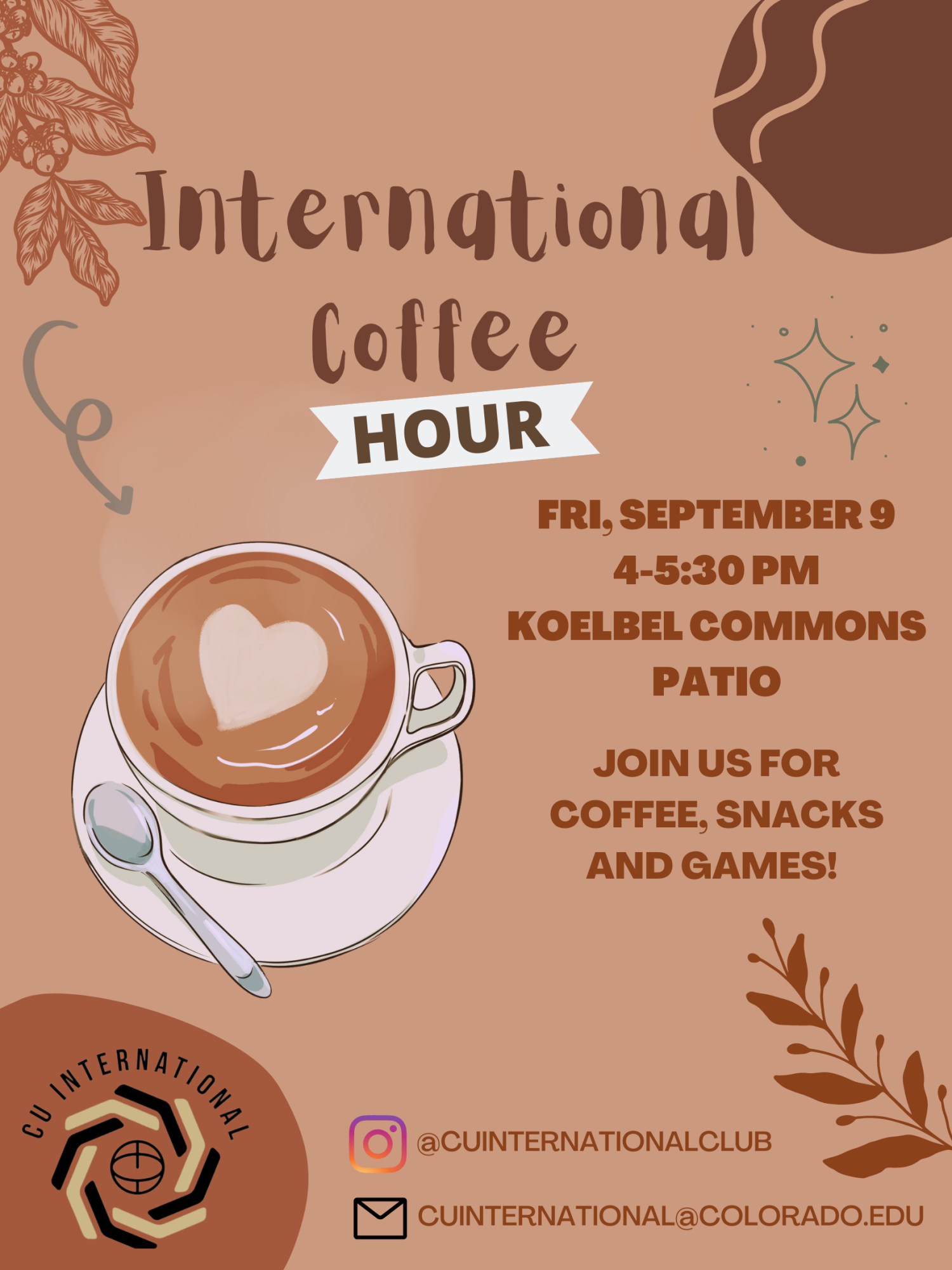 coffee hour flyer