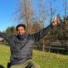 Picture of Rayshan giving a thumbs up in a field thumbnail