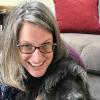 Photo of Diana Salazar with her dog