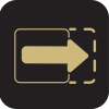 Arrow pointing left graphic