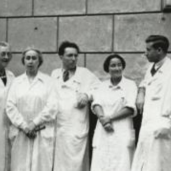 Jewish doctors photographed in Vienna