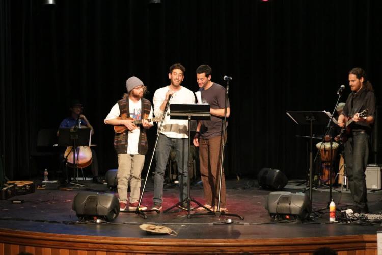 Hebrew students performing