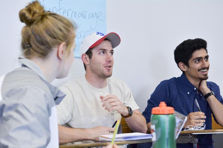 Students participating in Liora Halperin's classroom