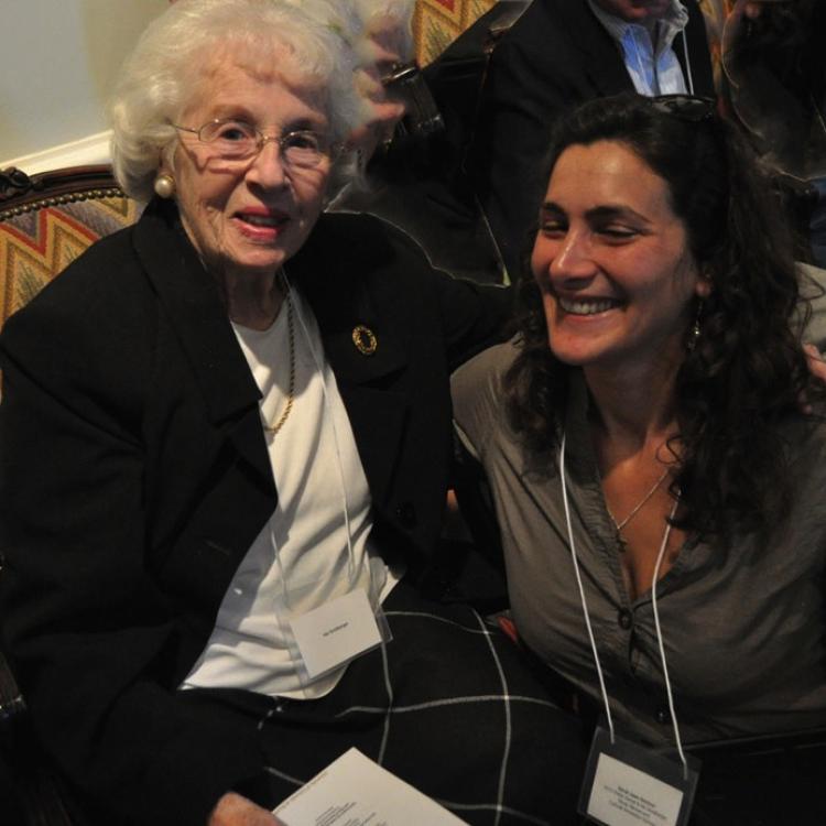 Sarah Gavison and Ida Goldberger