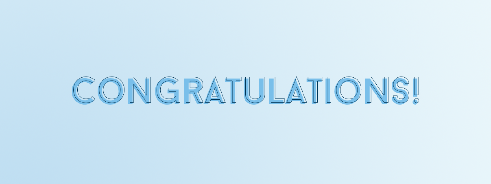 Congratulations!