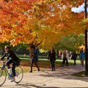 CU Campus in fall