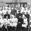 Doctors and staff of the Lodz Ghetto Hospital, Poland, 1940-1944