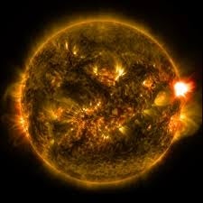 SDO captures an image of an M5.6-class solar flare occurring on Jan. 12, 2015. This is one of many solar flares analyzed by the students in the CU Boulder remote physics CURE.