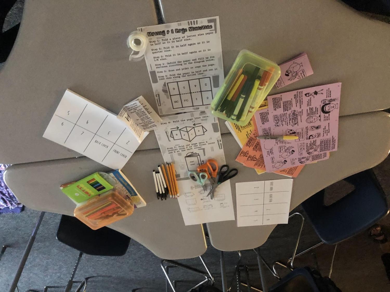 Pictures captured from the sensory, maker-space