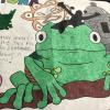 Student artwork celebrating the Puerto Rican community